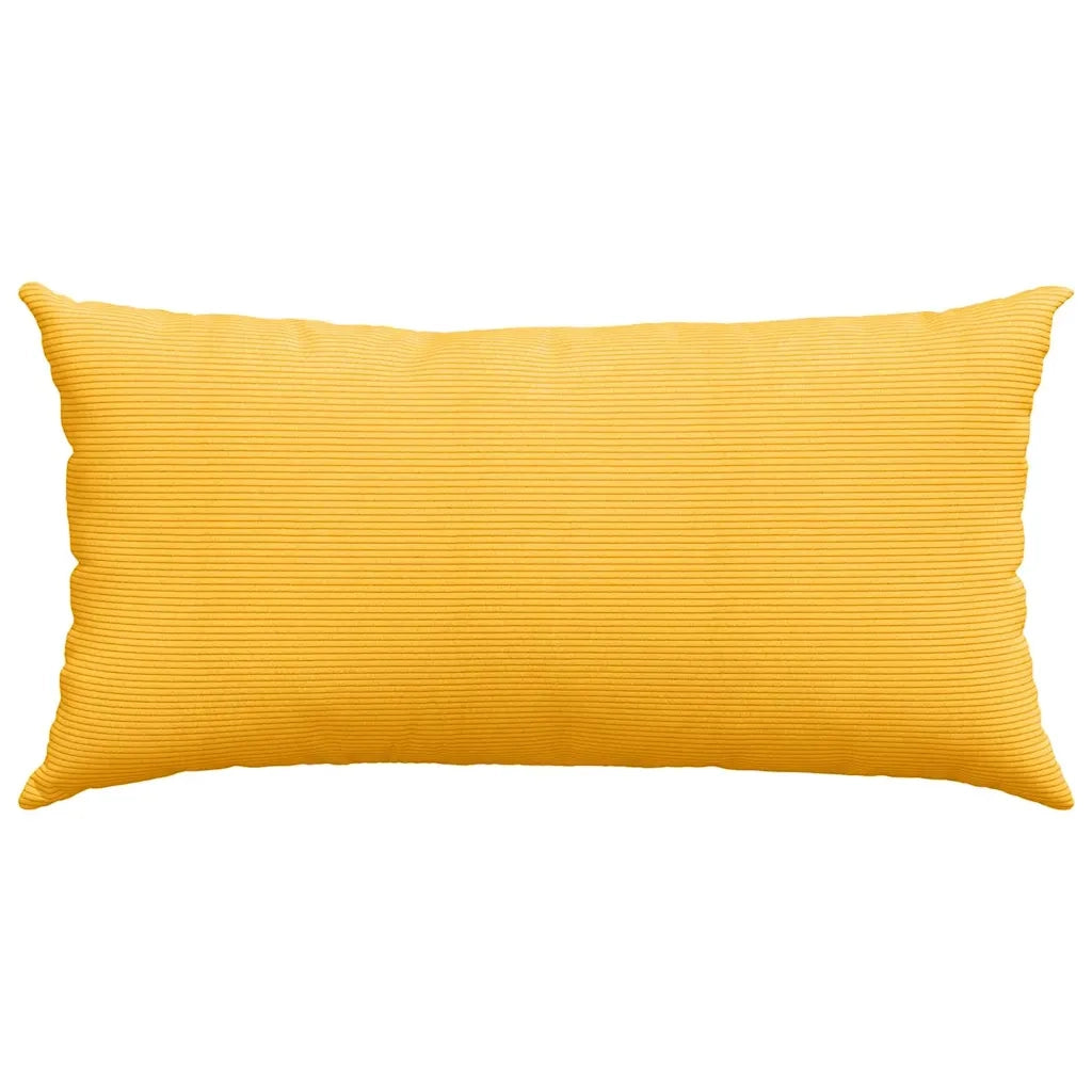 Cuscini da Divano 2 pcs Giallo Chiaro 80 x 40 cm 42013737