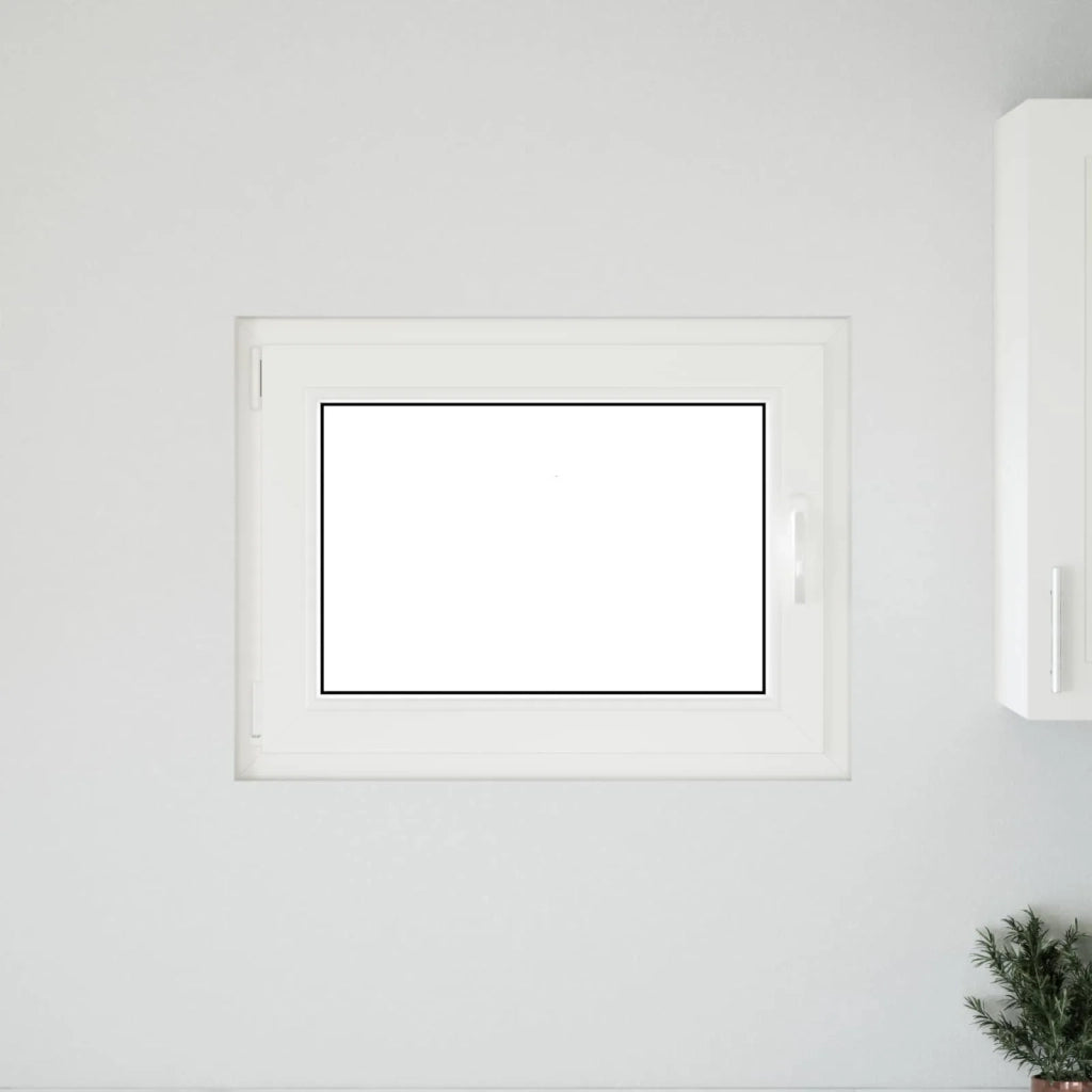 Finestra per Soffitta RISOR Bianco 80 x 50 cm PVC e Vetro 42047197