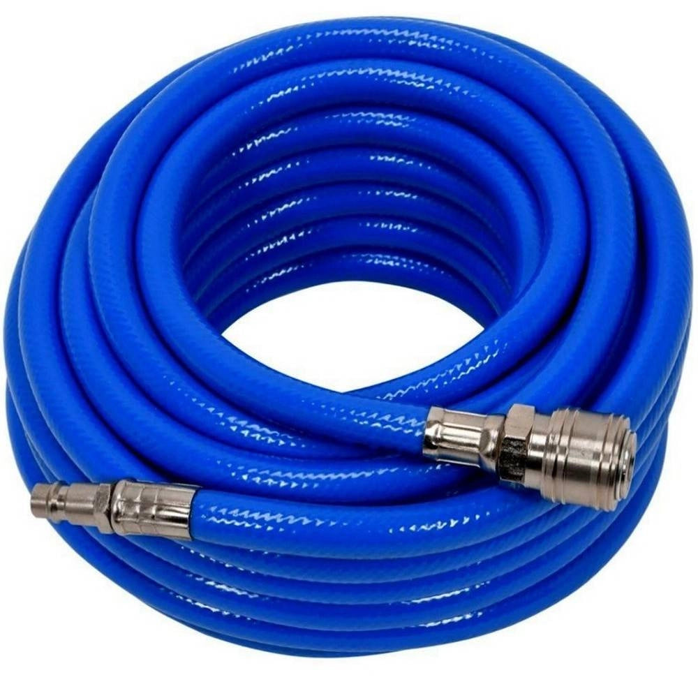 Trade Shop - Tubo Aria Compressa Flessibile Per Compressore 20 Metri Raccordo Rapido 1/4″ -