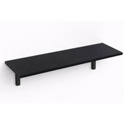 Mensola da Muro da appoggio in Legno nobilitato spessore 1,8 cm in colore Nero 60x30 cm