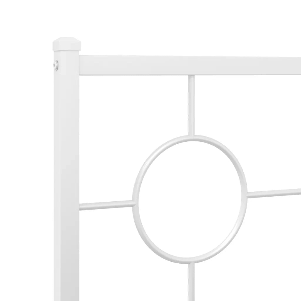 Testiera di Ricambio in Metallo Bianco 160 cm 376310
