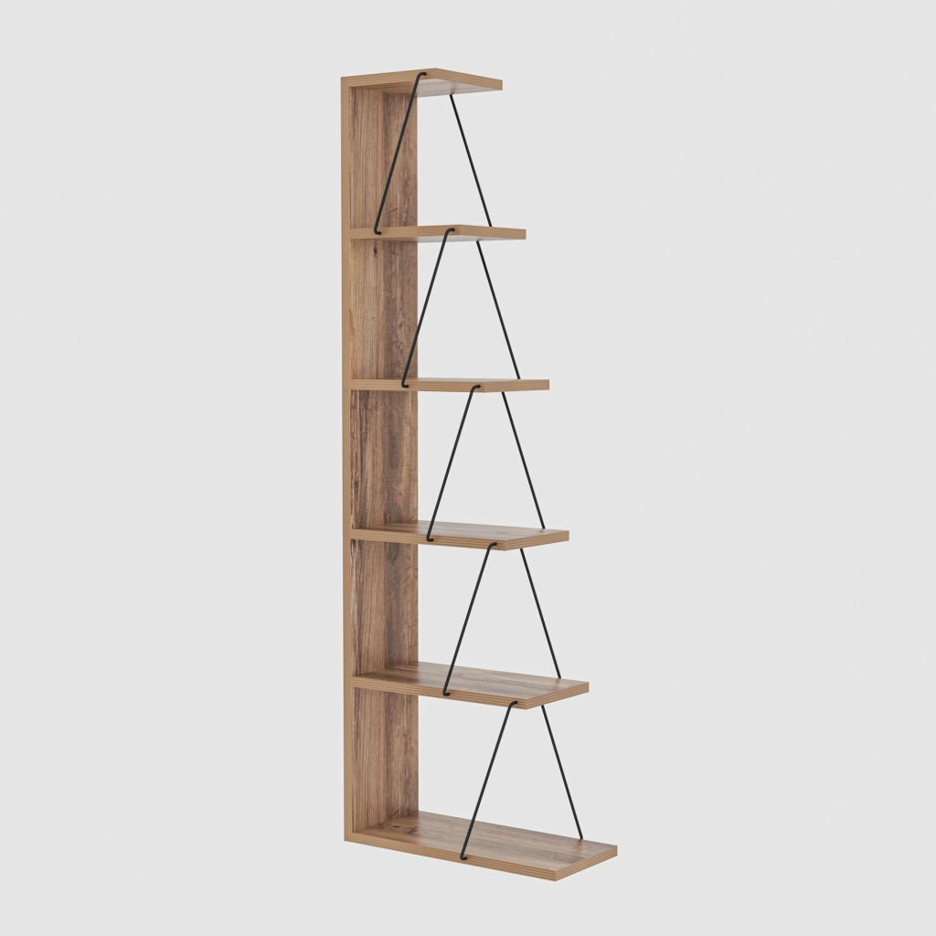 Libreria in legno "Nove" - ??50 x 22 x 150 cm - Pino