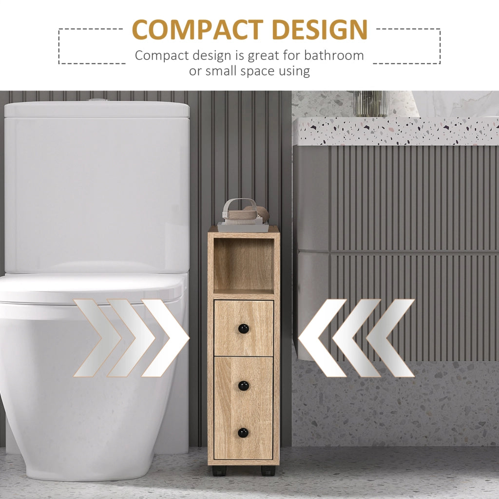 Mobile Bagno con Ruote ¨C zephmum ¨C Robe 18x30x68.5 cm