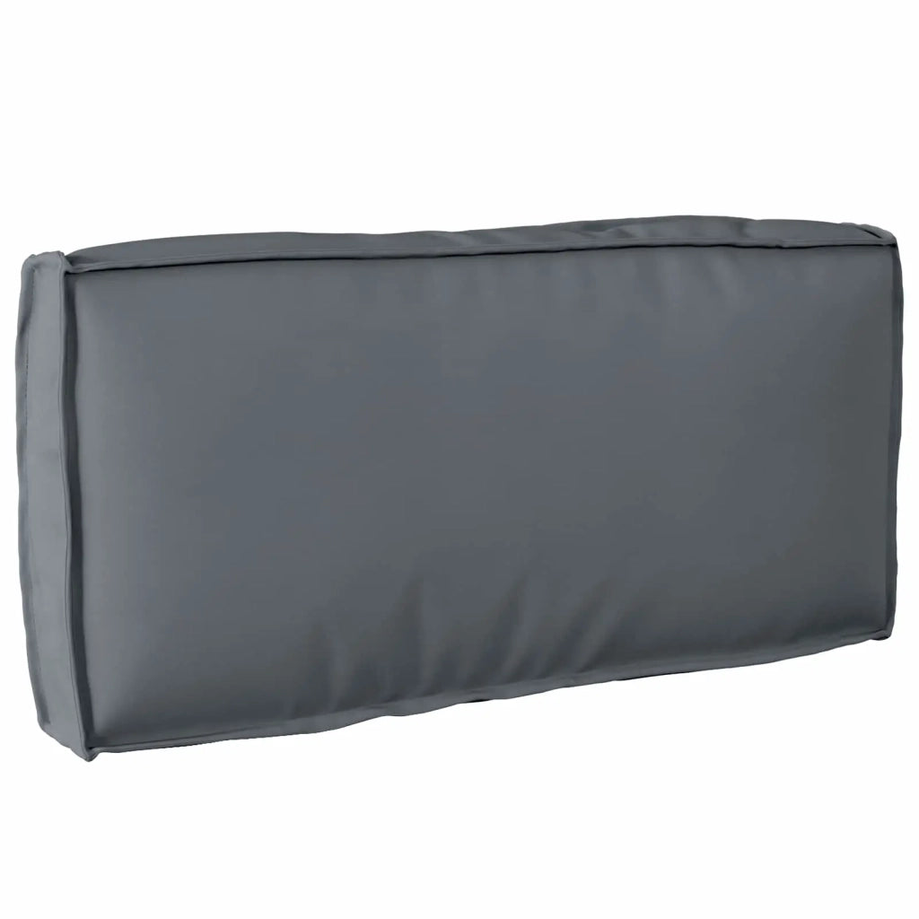 Cuscino Antracite 80 x 40 x 12 cm Tessuto Oxford 42001528