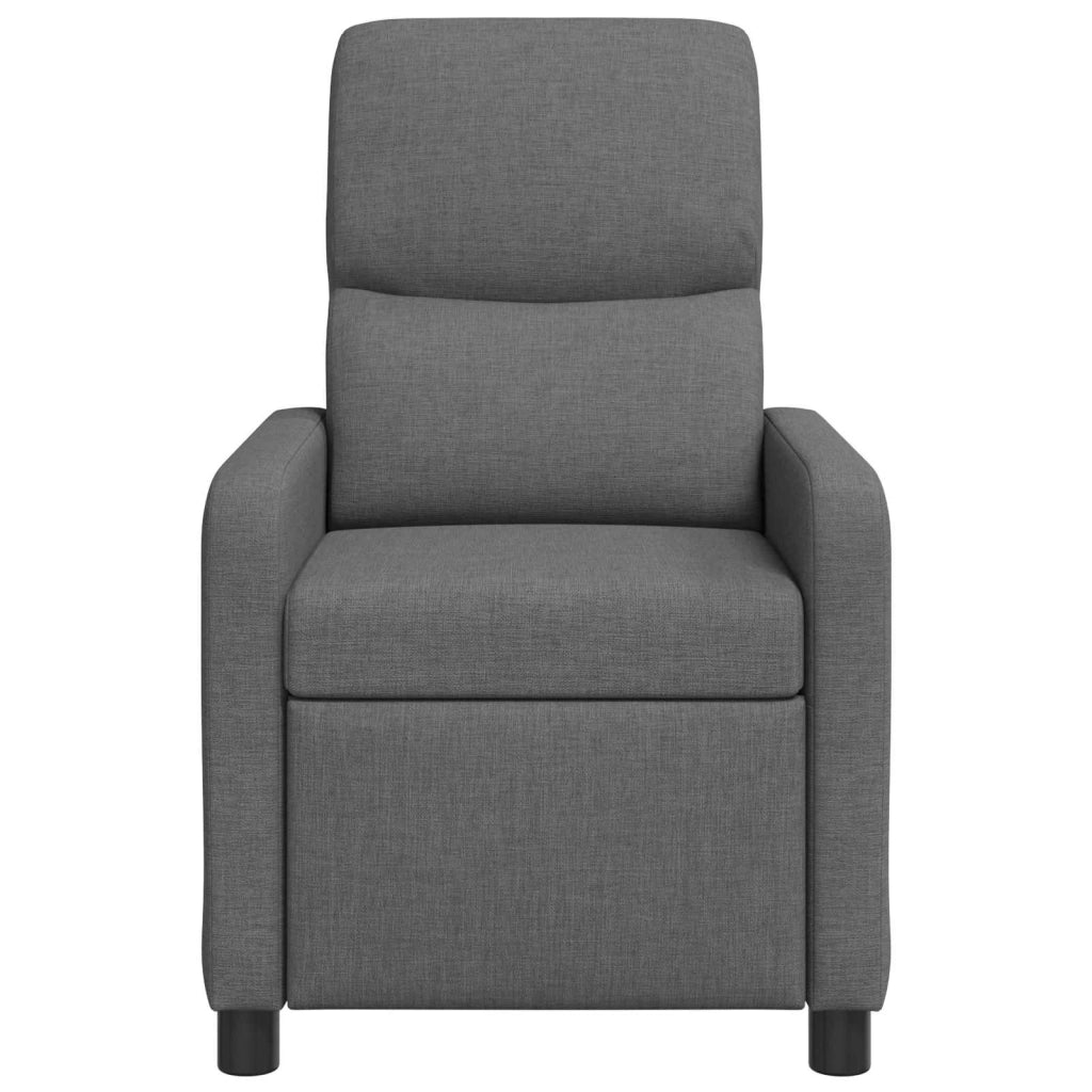 Poltrona reclinabile Grigio Scuro Tessuto 42034818