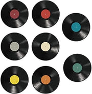 Kit di collage per copertine CD 10 pollici, 8 pezzi di collage adesivi, foto estetiche per la camera da letto, decorazione per la stanza dei ragazzi, decorazioni per feste di musica rock.