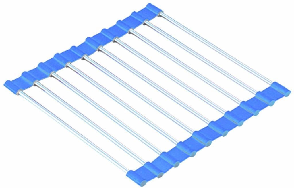 Sottopentola in metallo cromato e silicone