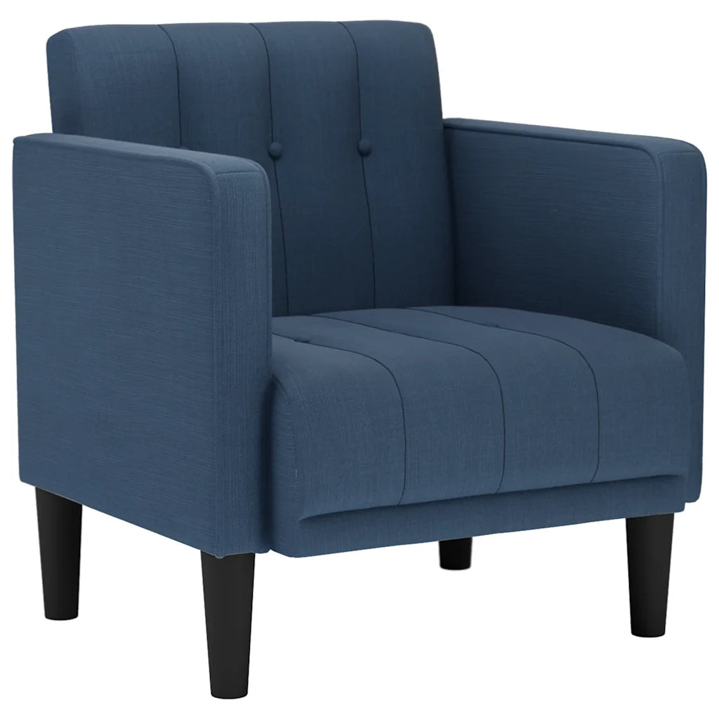 Divano Sedia con Braccioli Blu 53 cm in Tessuto 4100549