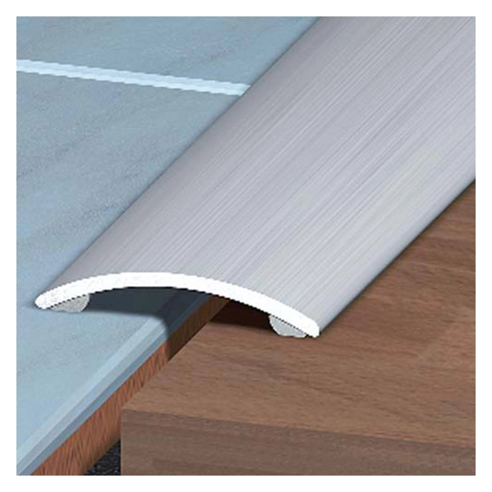 10pz profilo coprigiunto per piastrelle cm 90 - argento cod:ferx.1031530nlm