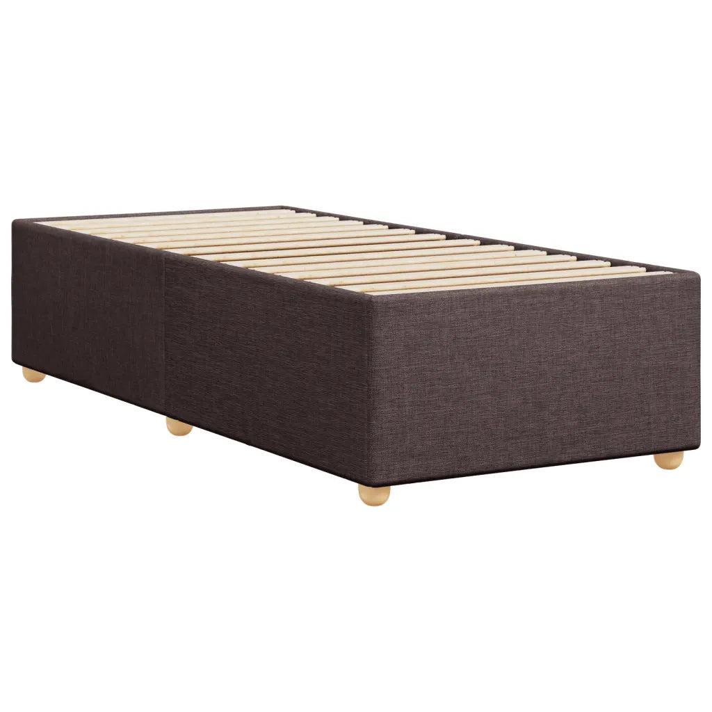 Giroletto senza Materasso Marrone Scuro 90x200 cm Tessuto 3284704