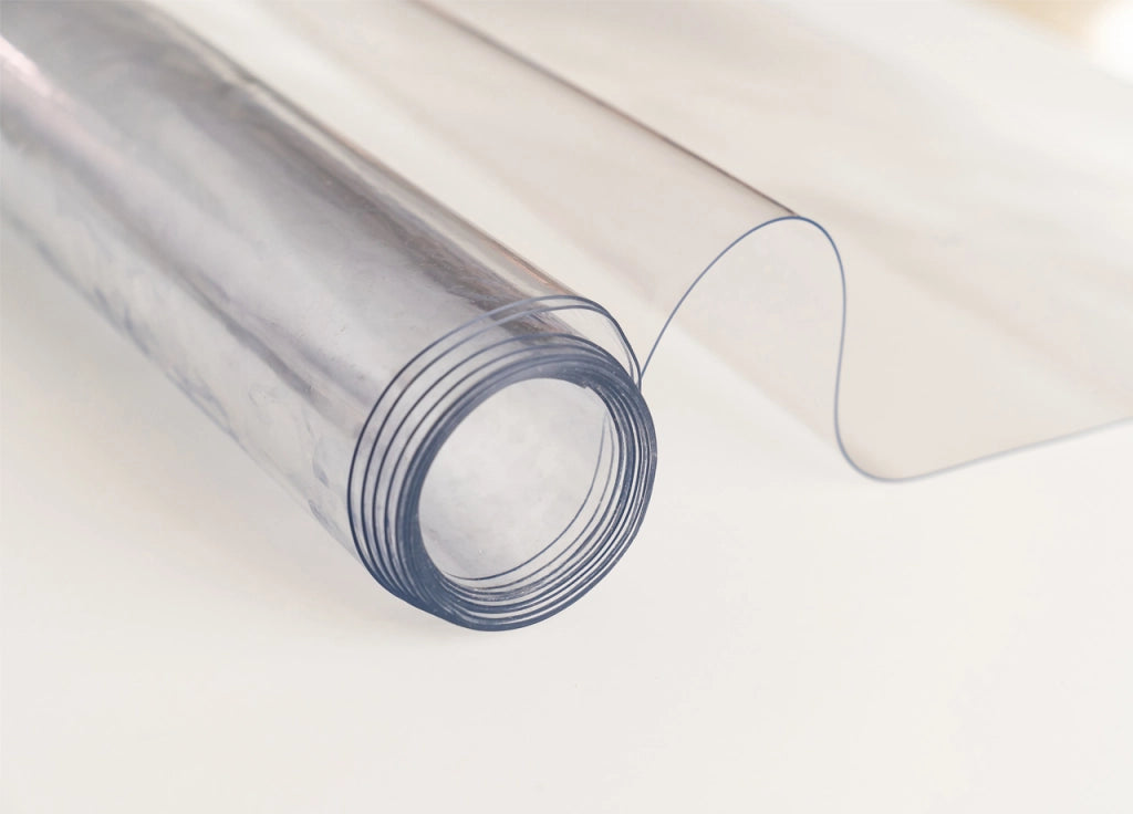 Tovaglia Antimacchia Plastificata PVC Trasparente Proteggi Tavolo - 140x160 - Trasparente