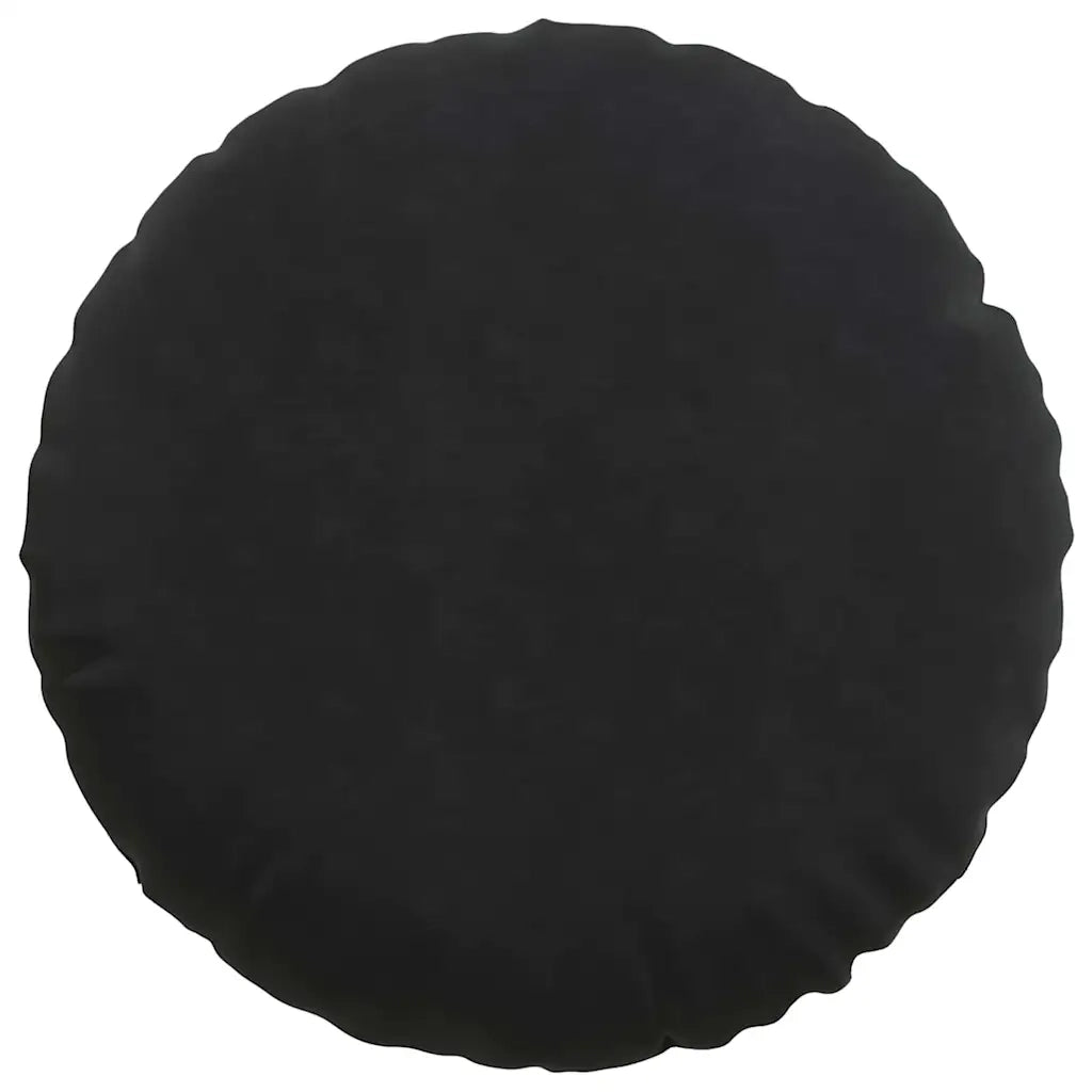Cuscini per Seduta 2 pcs Nero Ø 80 x 29 cm Velluto 42014254