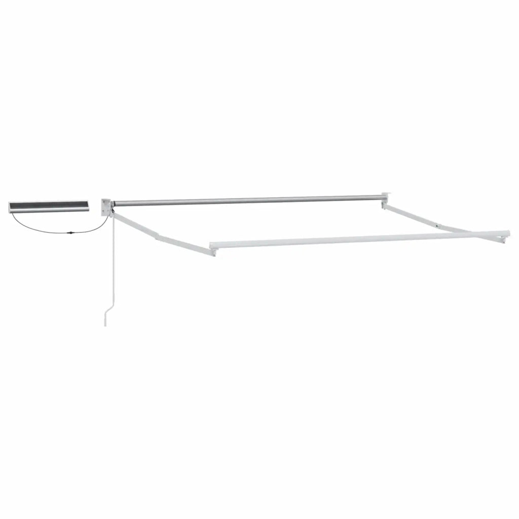 Tettuccio Elettrico Retrattile Marrone e bianco 3,5 x 2 m 3419898