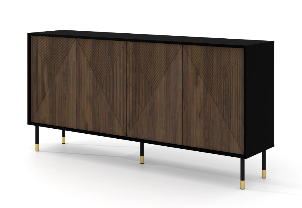 MOBILE WOODY IV 4P 180 NERO OPACO ROVERE CATANIA