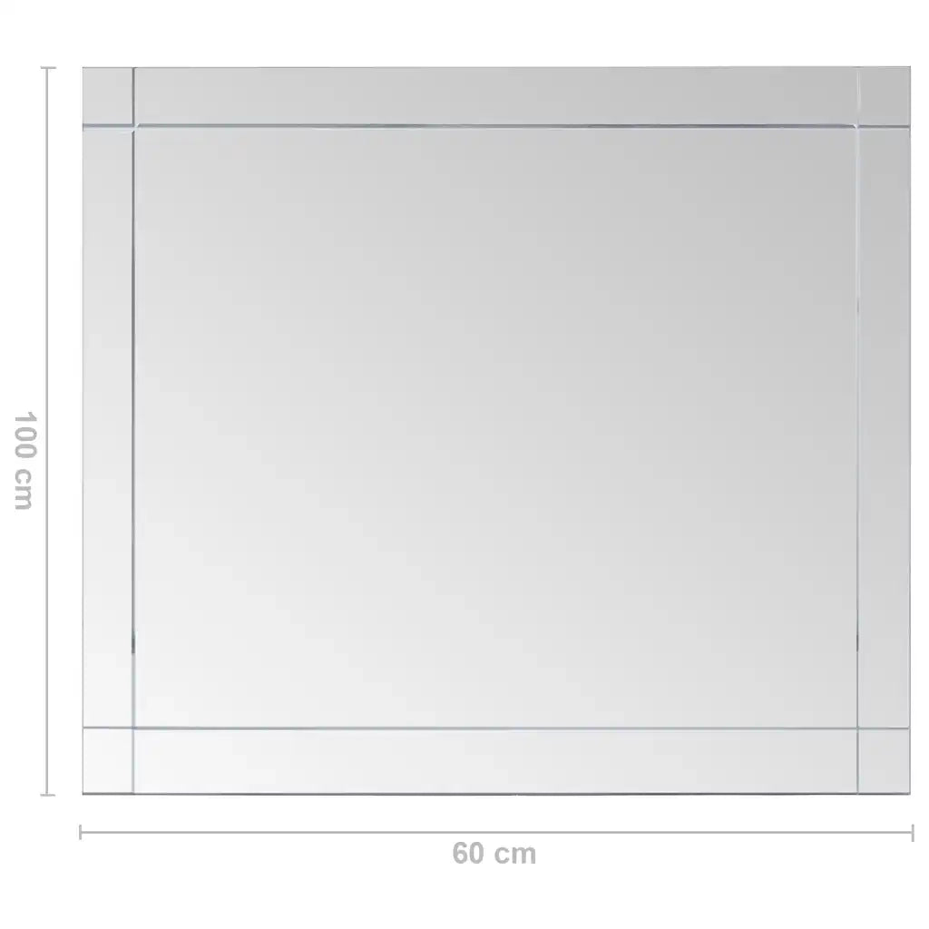 Specchio da Parete 100x60 cm in Vetro 249534