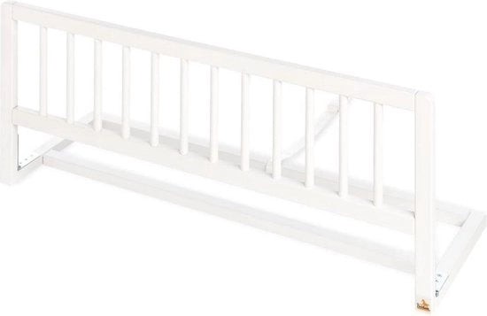 Sicurezza del letto per bambini 90 cm - Protezione del letto - Barriera del letto - Valvistaggio per bambini - Protezione del letto per bambini - Protezione del letto per neonati - Protezione del letto per piccoli - Bianco