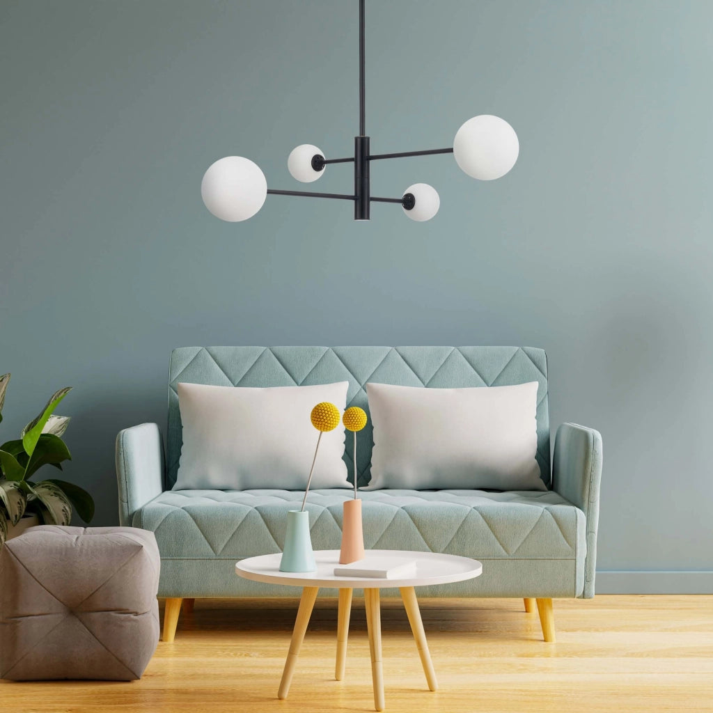 Lampada a sospensione Dorado Light Prestige 4xG9 nera