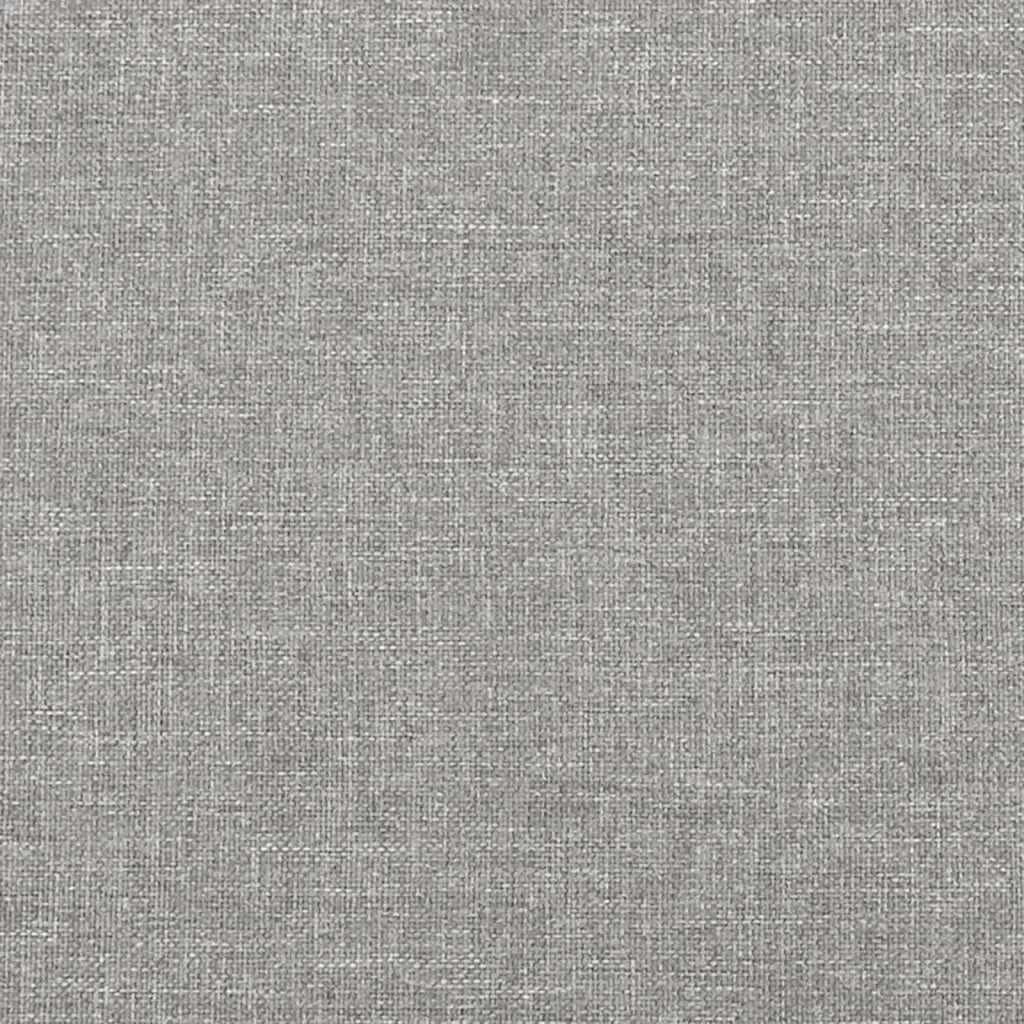 Testiera | Testata Grigio Chiaro 144x7x118/128 cm Tessuto
