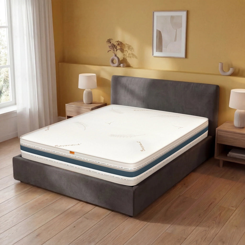 Materasso 120x190, Alto 30 cm - Una Piazza e Mezza, Memory, Sfoderabile, in Bayscent | Cabrio
