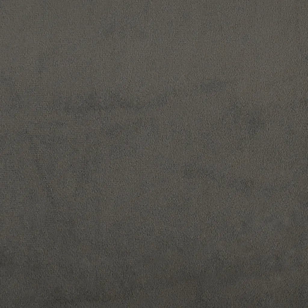 Materasso a Molle Insacchettate Rigidità Media Grigio Scuro 180x200x20 cm in Velluto 347849