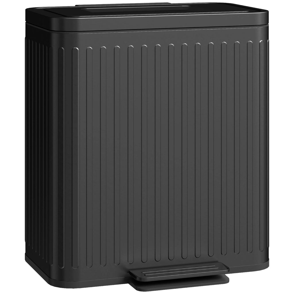 Pattumiera da Cucina ¨C Xylo ¨C 2x20L con Pedale, Nero