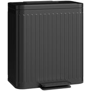 Pattumiera da Cucina ¨C Xylo ¨C 2x20L con Pedale, Nero