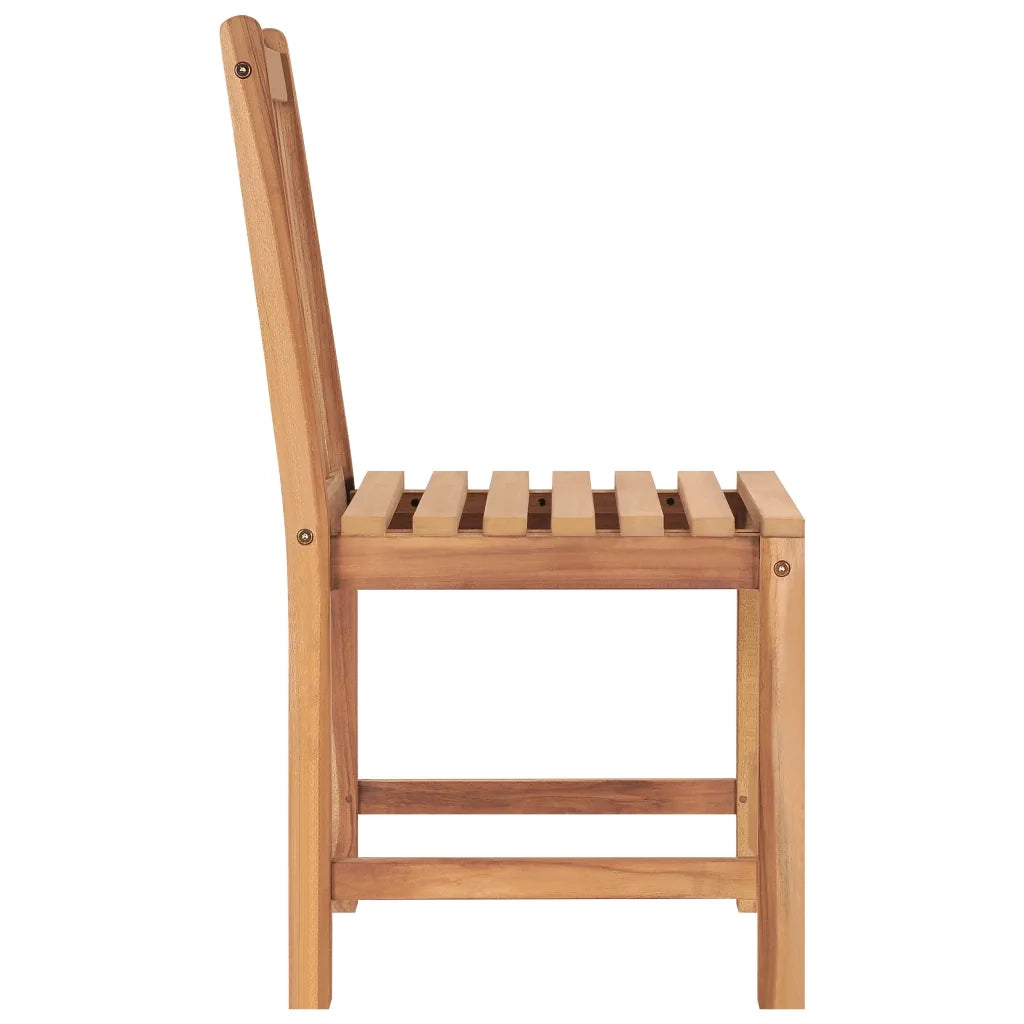 Set da pranzo da giardino 5 pz 150x90 cm in legno massello di teak
