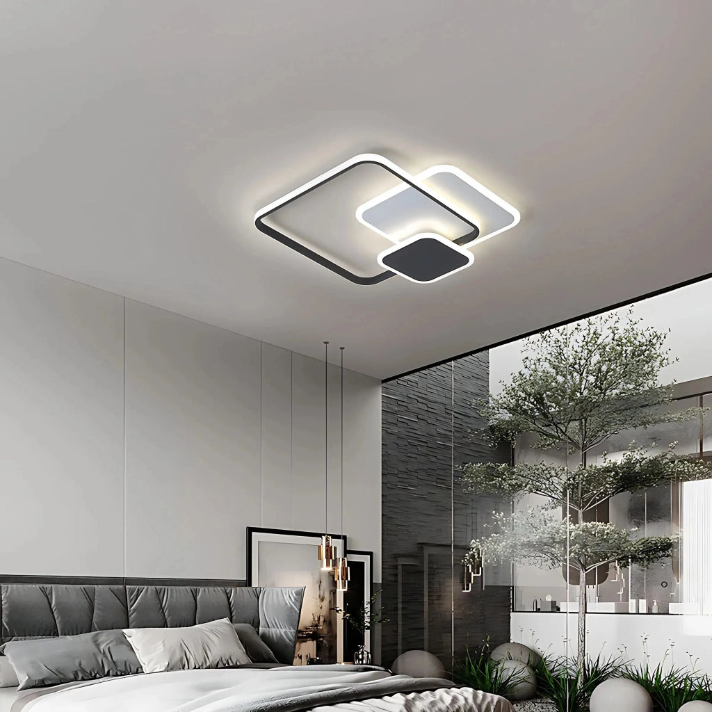 Lampada Da Soffitto Lhj079-c Black/white Led