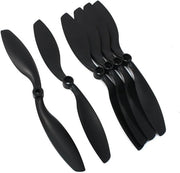 3 Set di 8 x 4,5L/R 208mmx114mm eliche per Multirotor - Nere 2-Blade eliche positive e reversibili