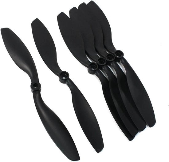 3 Set di 8 x 4,5L/R 208mmx114mm eliche per Multirotor - Nere 2-Blade eliche positive e reversibili