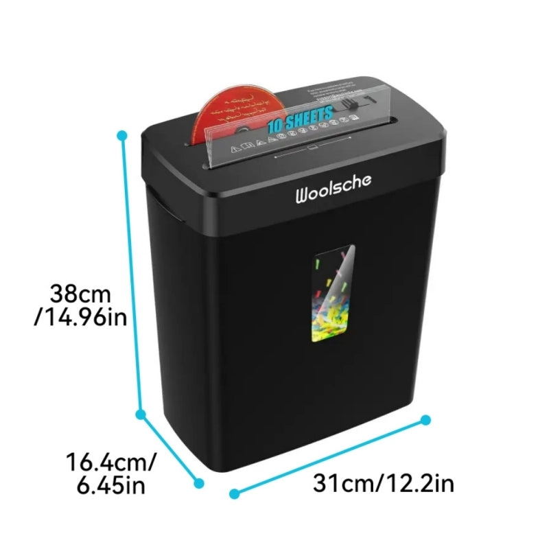 Tritadocumenti 10 Fogli ¨C zephmum ¨C Nero 3.43 Gal