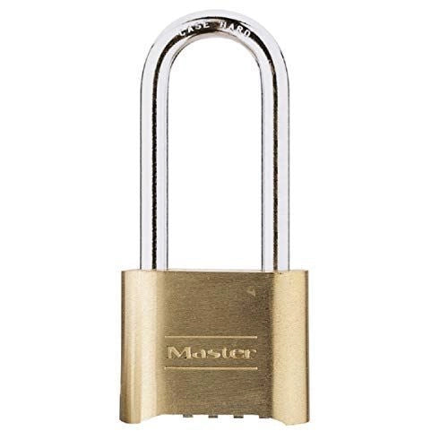 Master Lock 175EURDLH Lucchetto a Combinazione in Zinco Massiccio con Archetto in Acciaio Temprato 58 mm Colore Oro