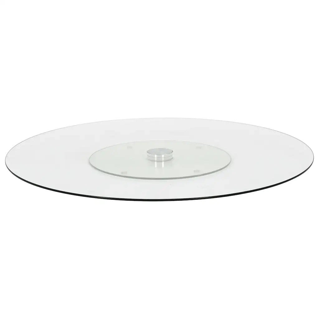 Vassoio Girevole Trasparente 60 cm Vetro Temperato 249498