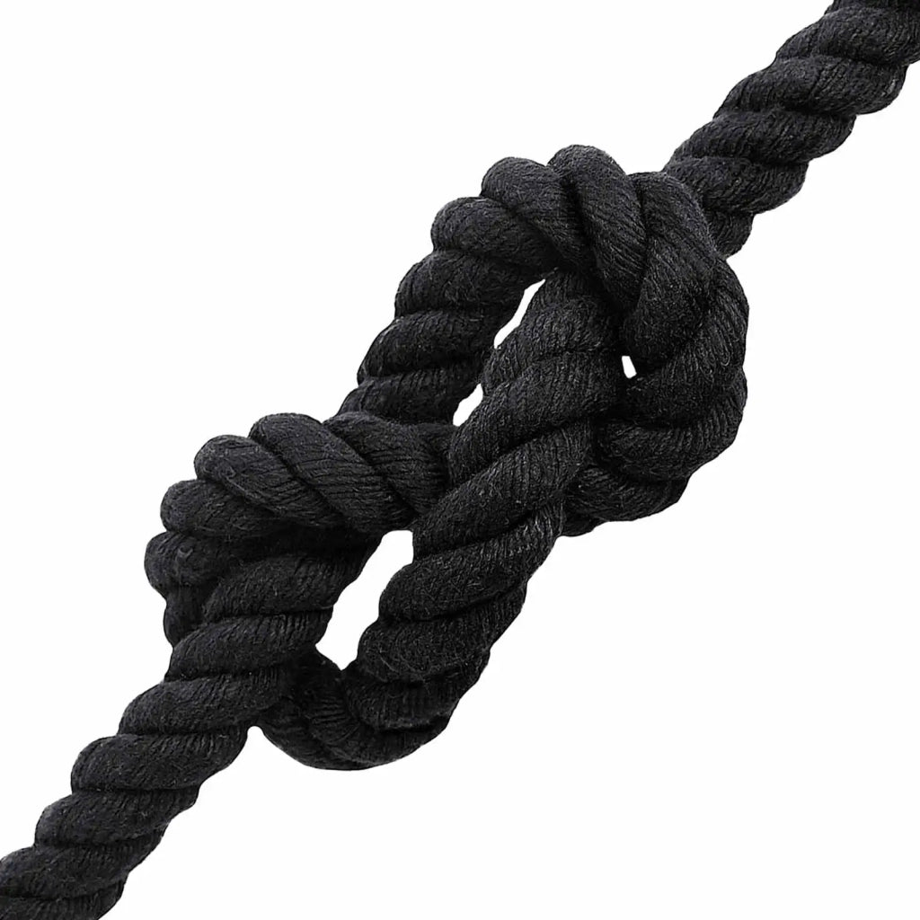 Corda | Fune Nero 2 x 2 x 5000 cm Cotone