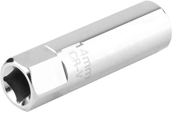 Tastino per candela 14mm - Tastino magnetico per candela - Acciaio inossidabile - Resistente all'usura - Duraturo - 1 pezzo - Chiave per candela