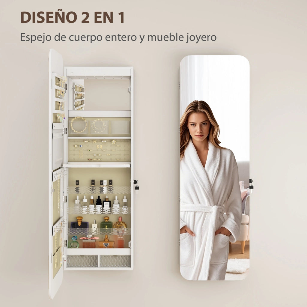 Armadio con Specchio e Cassetti ¨C Minimal ¨C Bianco
