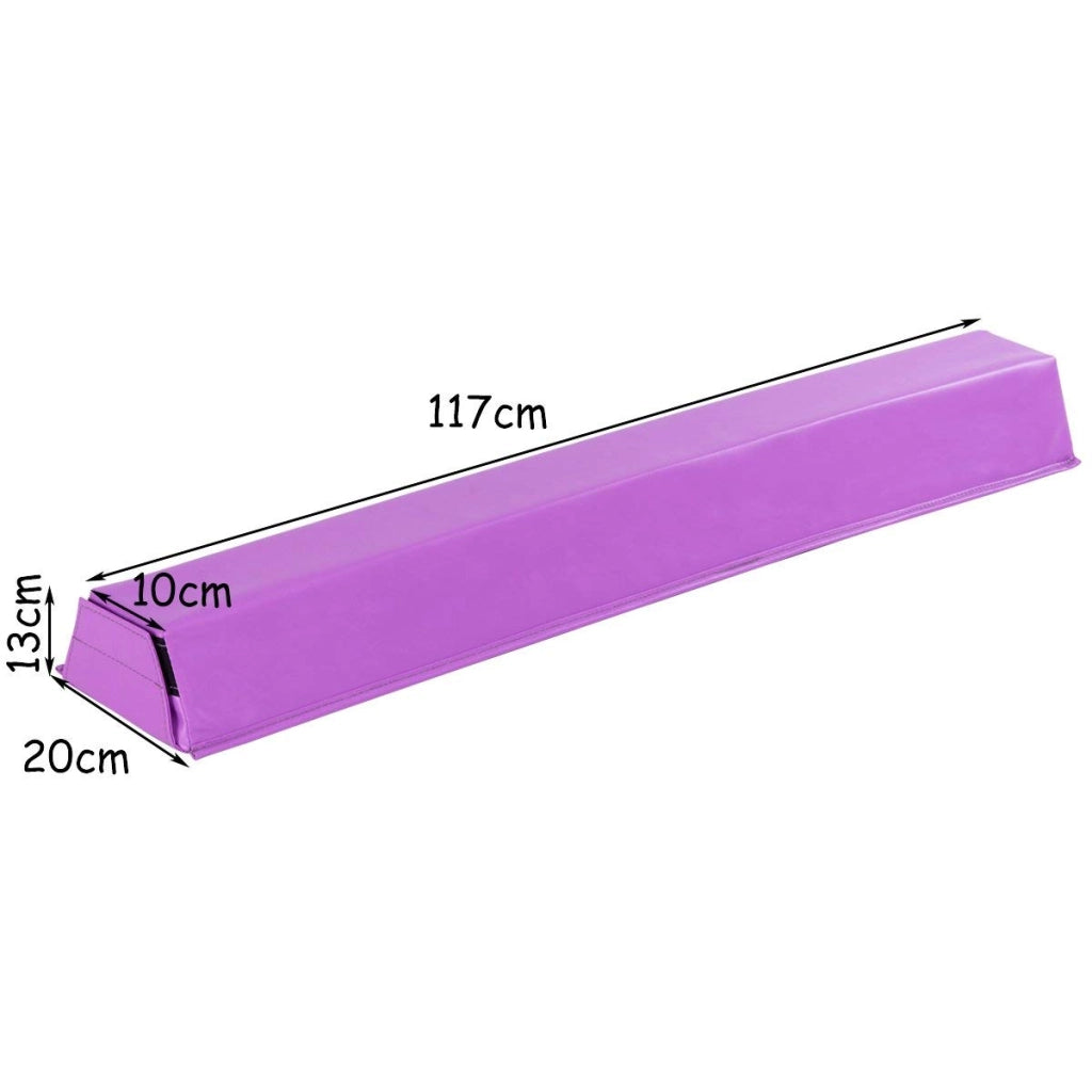 117 cm Trave di Equilibrio Trave da Ginnastica per Allenamento a Casa, Vari Colori Disponibili