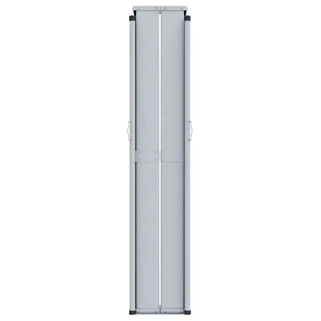 Tenda da Sole Laterale Retrattile Nera 220x1000 cm 318048