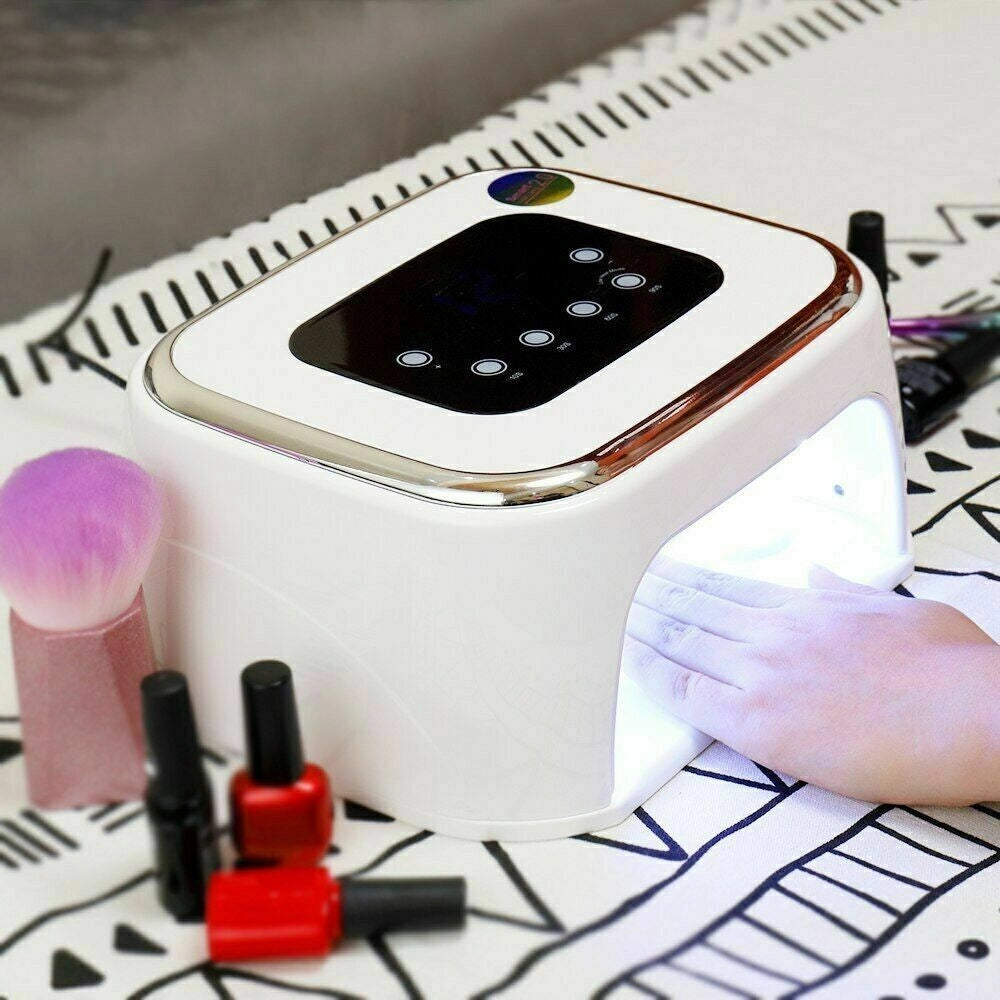 Trade Shop - Lampada Uv Led Gel Unghie Professionale 99w Fornetto Con Cassa Bluetooth -