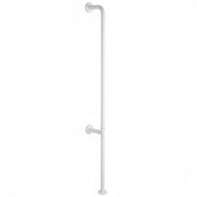 Maniglione di sicurezza verticale in acciaio 180 cm bianco