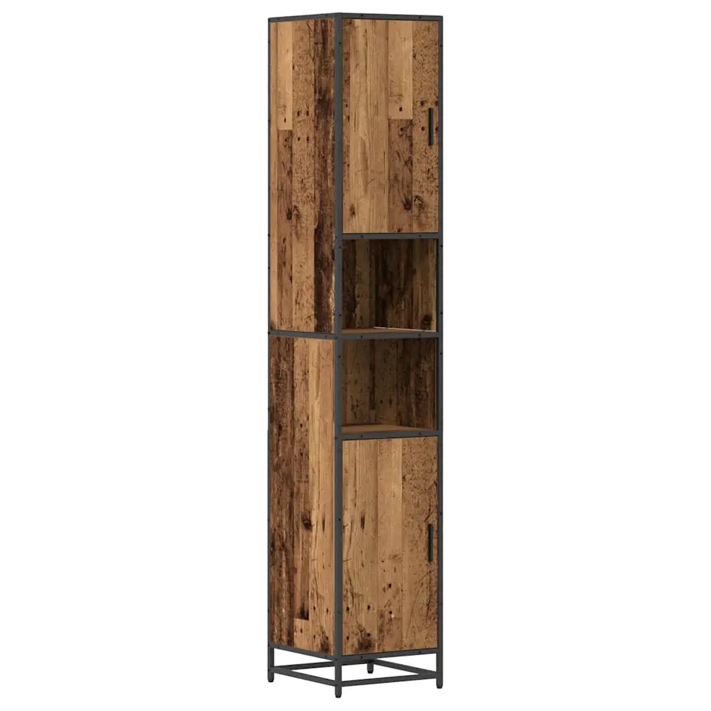 Set di mobili per il bagno con cassetto 3 pcs Legno vecchio 3402560
