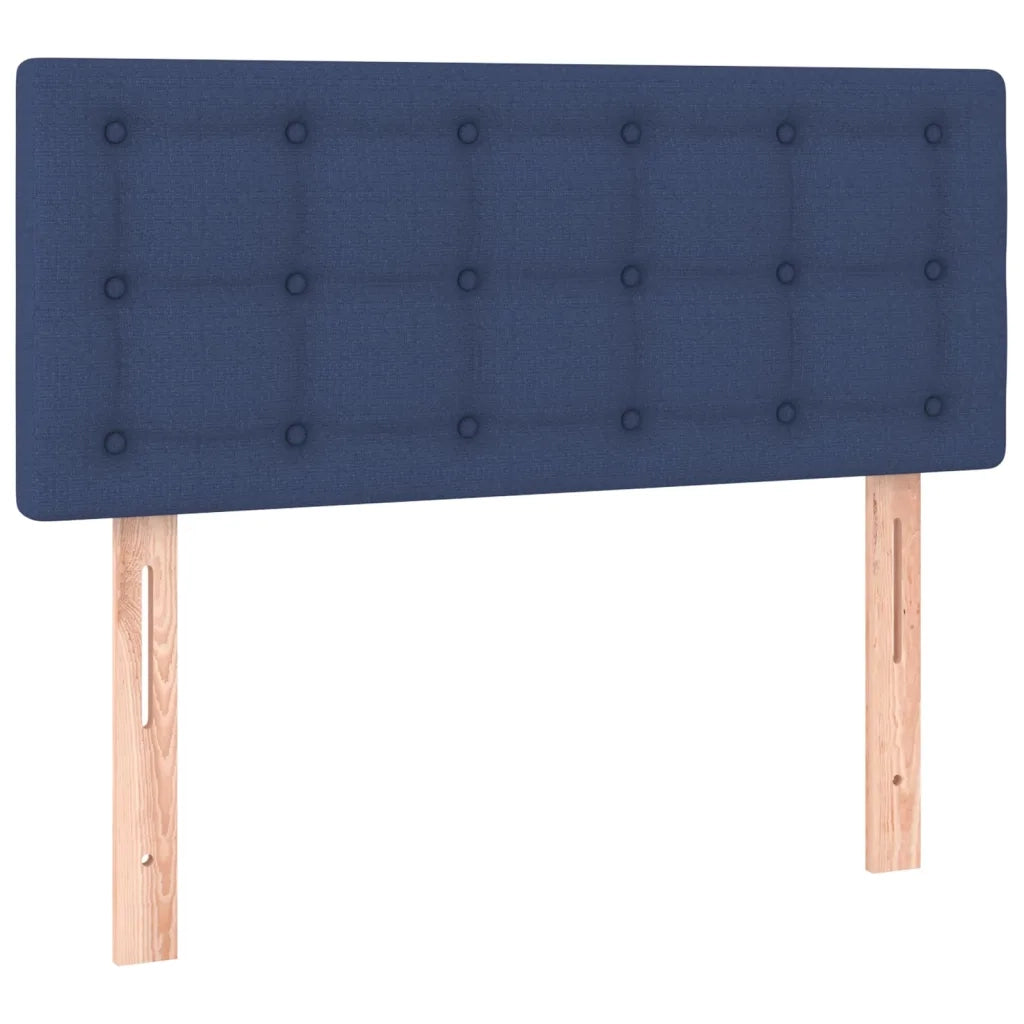 Testiera Blu 90x5x78/88 cm in Tessuto 346422