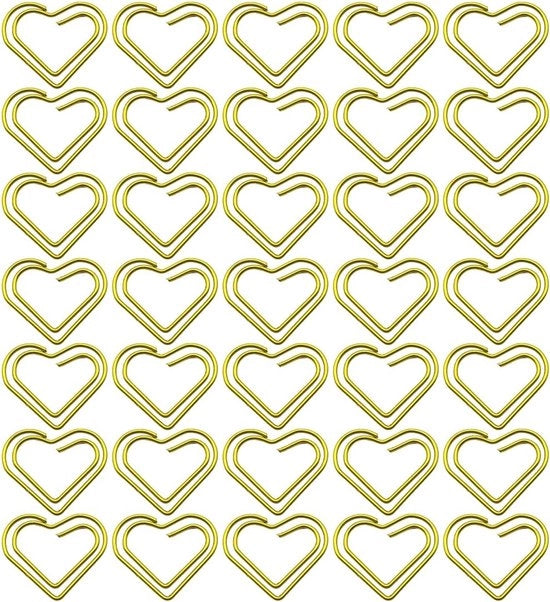 Klemme Hart a forma per decorazioni e matrimoni - 50 pezzi