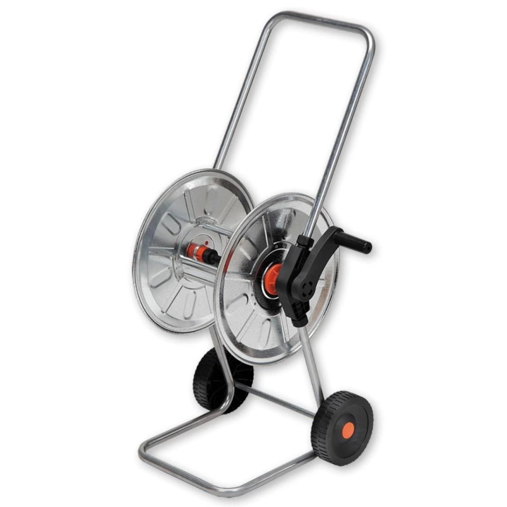 AGRATI AG210 Carrello Avvolgitubo Struttura in Acciaio Zincata Tamburo 50 m