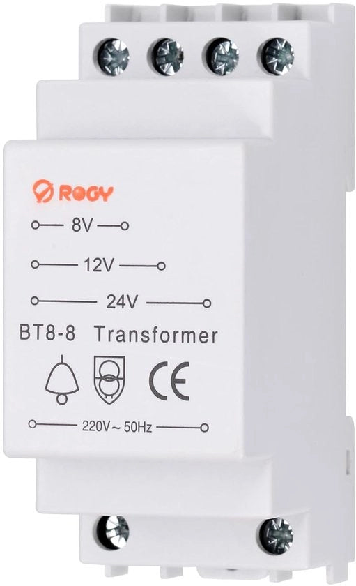 Trasformatore DIN 8-24V per Deurbell' e Deurbell
