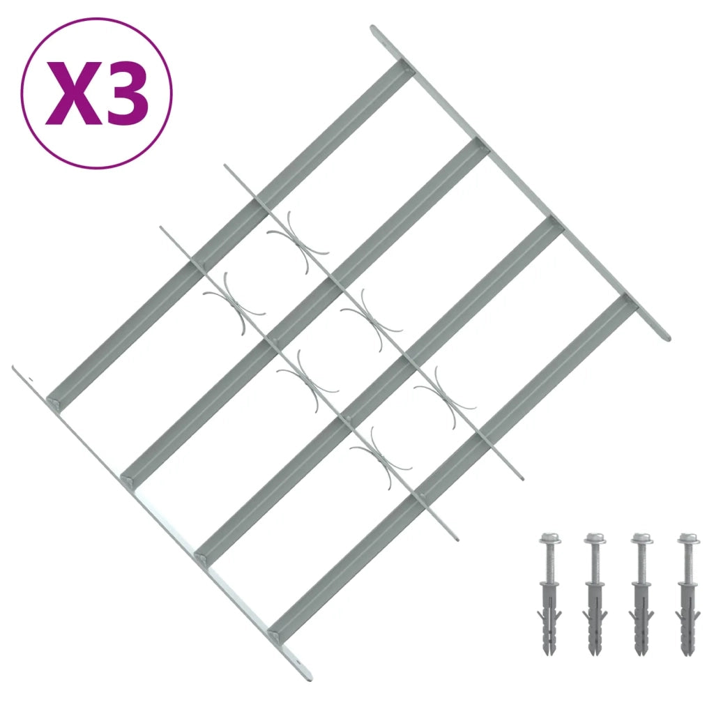 Griglia di sicurezza per finestre con 4 barre trasversali 3 pz CFW6246614