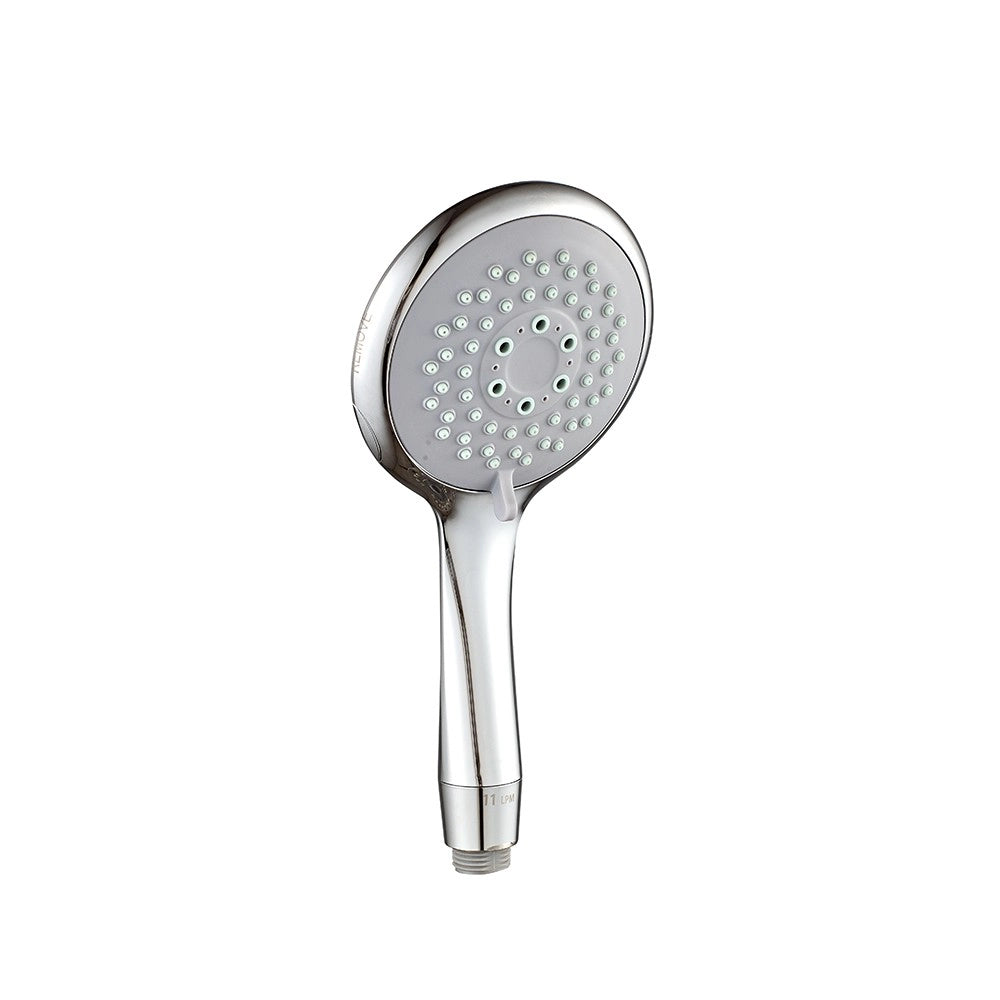 Doccino cromato a 5 getti con regolatore flusso d'acqua - serie energy