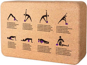 Tappetino di yoga in cura naturale - 22 x 14 x 14 cm - Verde - Antiscivolo e facile da tenere - Ideale per yoga - 1250 g