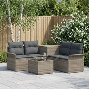 Set di divani 6 pz 4-Numero di posti Grigio e Grigio Scuro 3447080