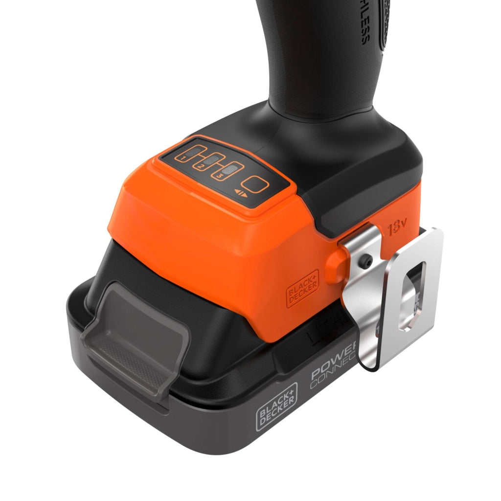 Avvitatore ad Impulsi Black & Decker BLIM78E1K 18V 1/4" con Batteria e Valigetta
